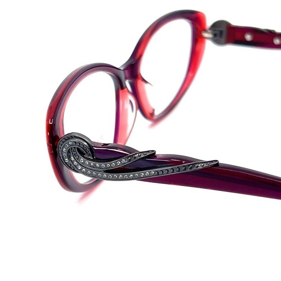 NEW!!! BADGLEY MISCHKA Eyeglasses Veronique CAB Authentic - Picture 6 of 9